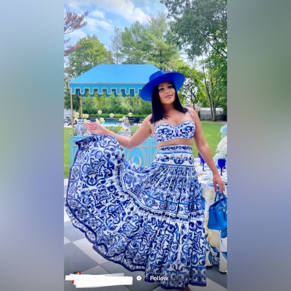 💙SOLD💙 Blu Mediterraneo DRESS - Picture 7 of 7